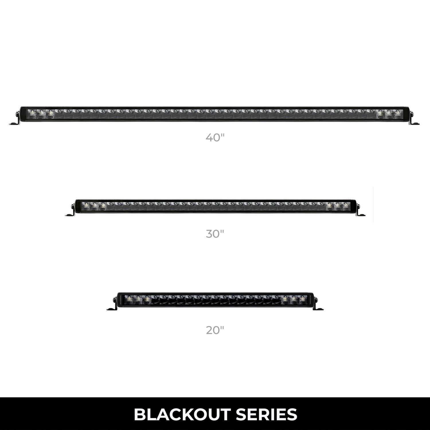 Go Rhino 751653201CSS - LED Lighting, Anodized, XPLOR Blackout