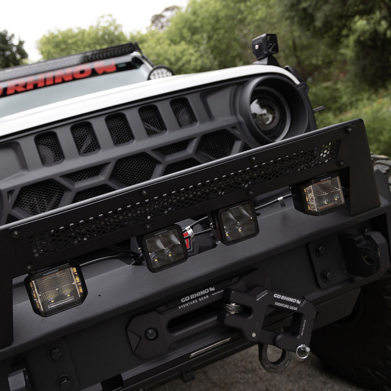 Go Rhino 750400321SCS - LED Light Kits, Anodized, XPLOR Blackout