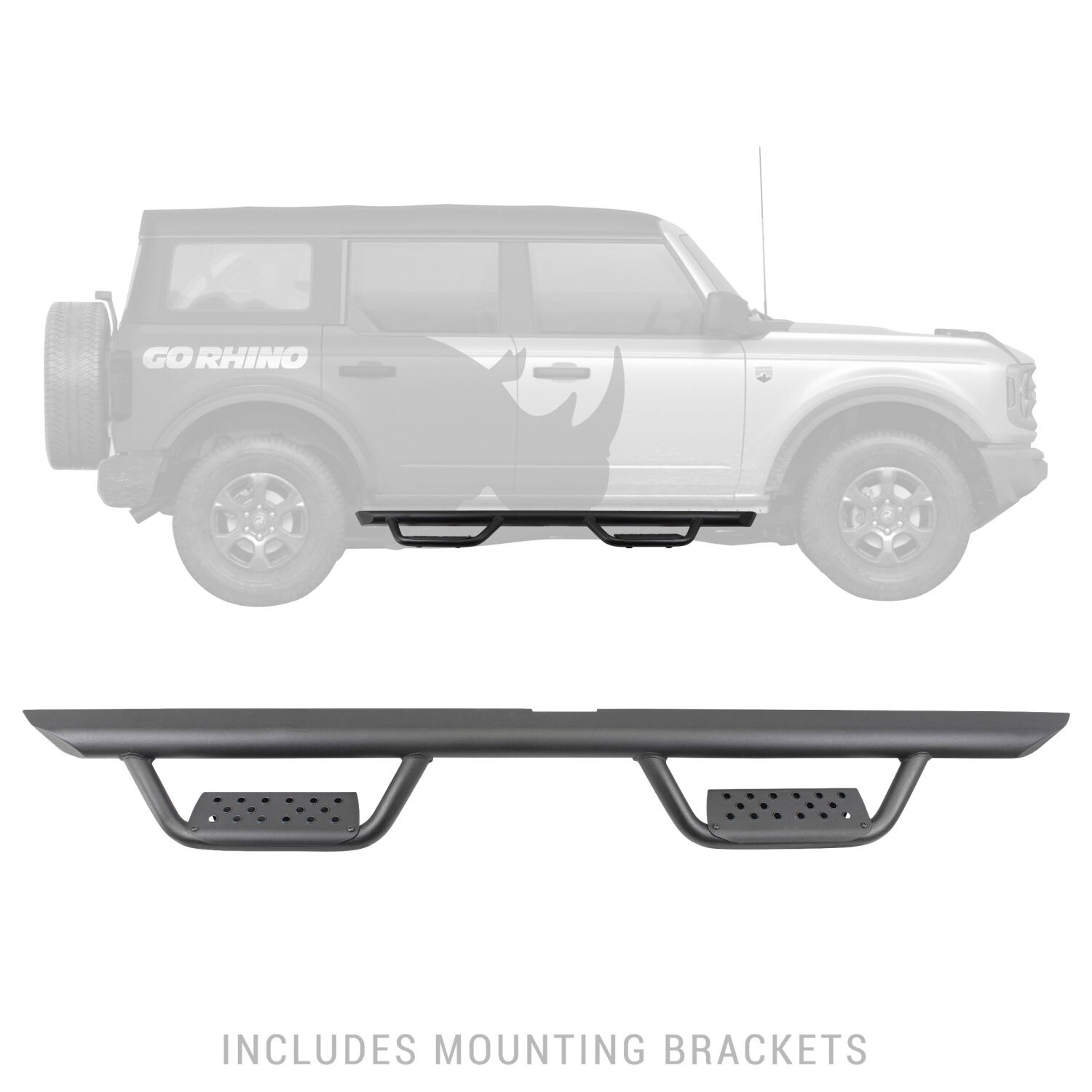 Go Rhino D224129T - Dominator D2, Black, Dominator Xtreme D2