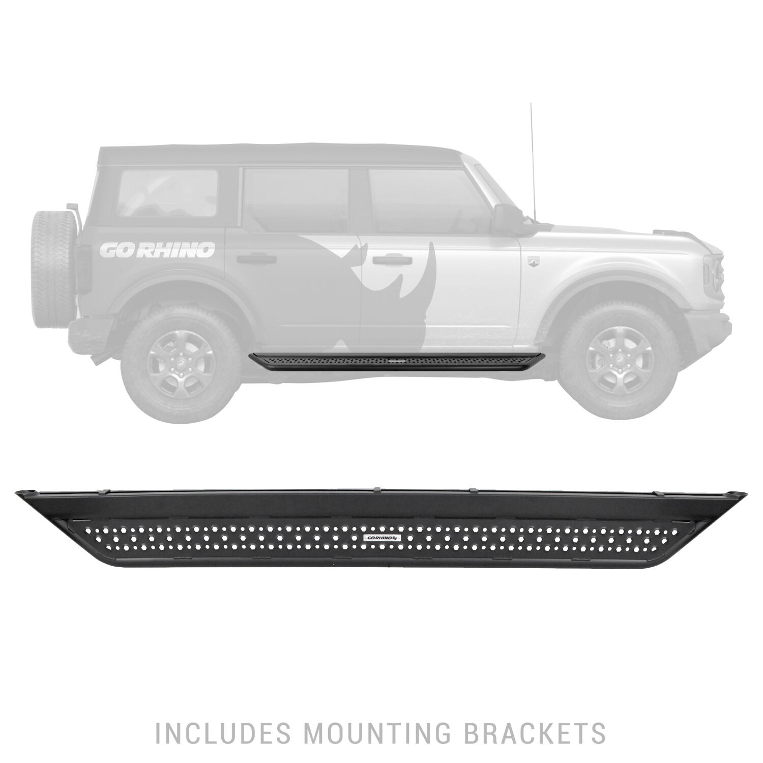 Go Rhino D64029T - Dominator D6 Drop Steps, Black, Powder Coated