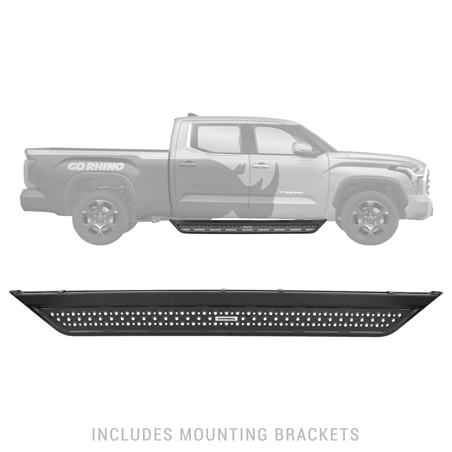 Go Rhino D64439T - Dominator D6 Drop Steps, Black, Powder Coated