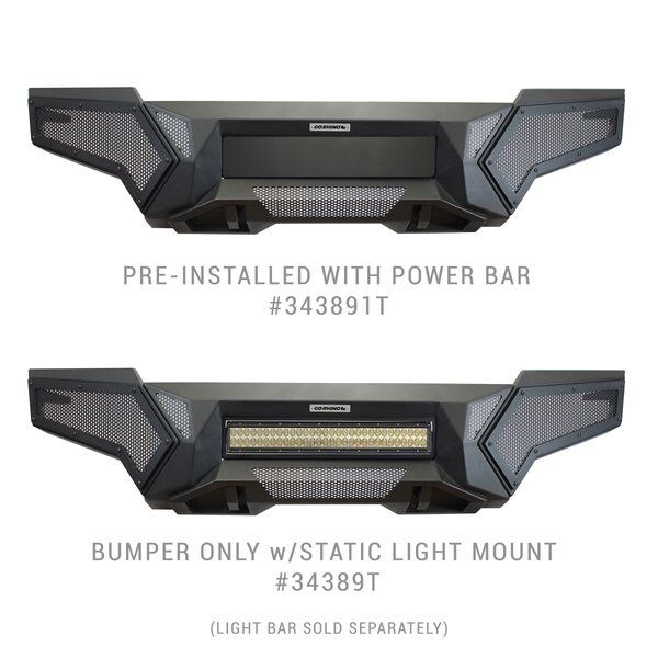 Go Rhino 343921T - Element Bumper, Black, Steel
