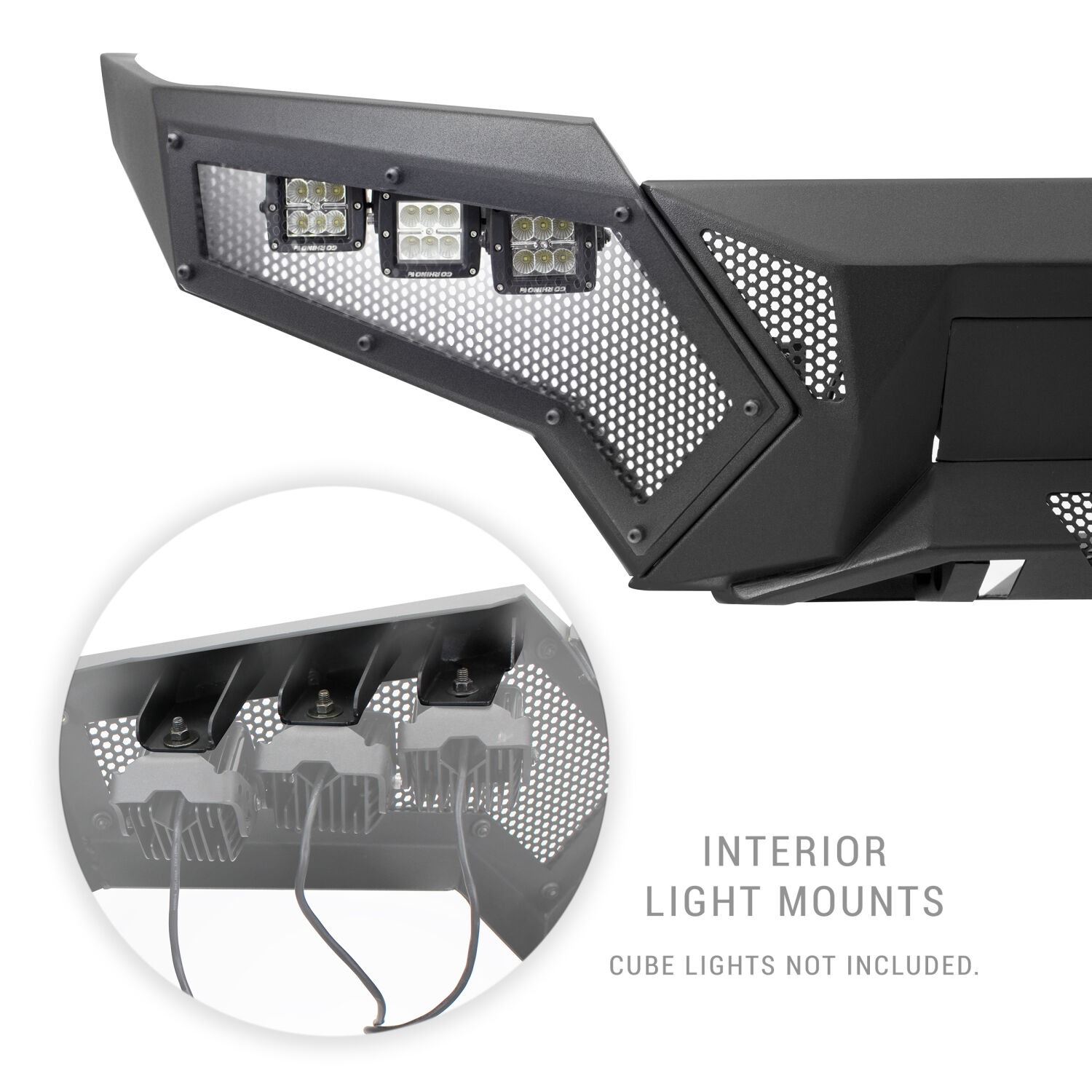 Go Rhino 34389T - Element Bumper, Black, Steel