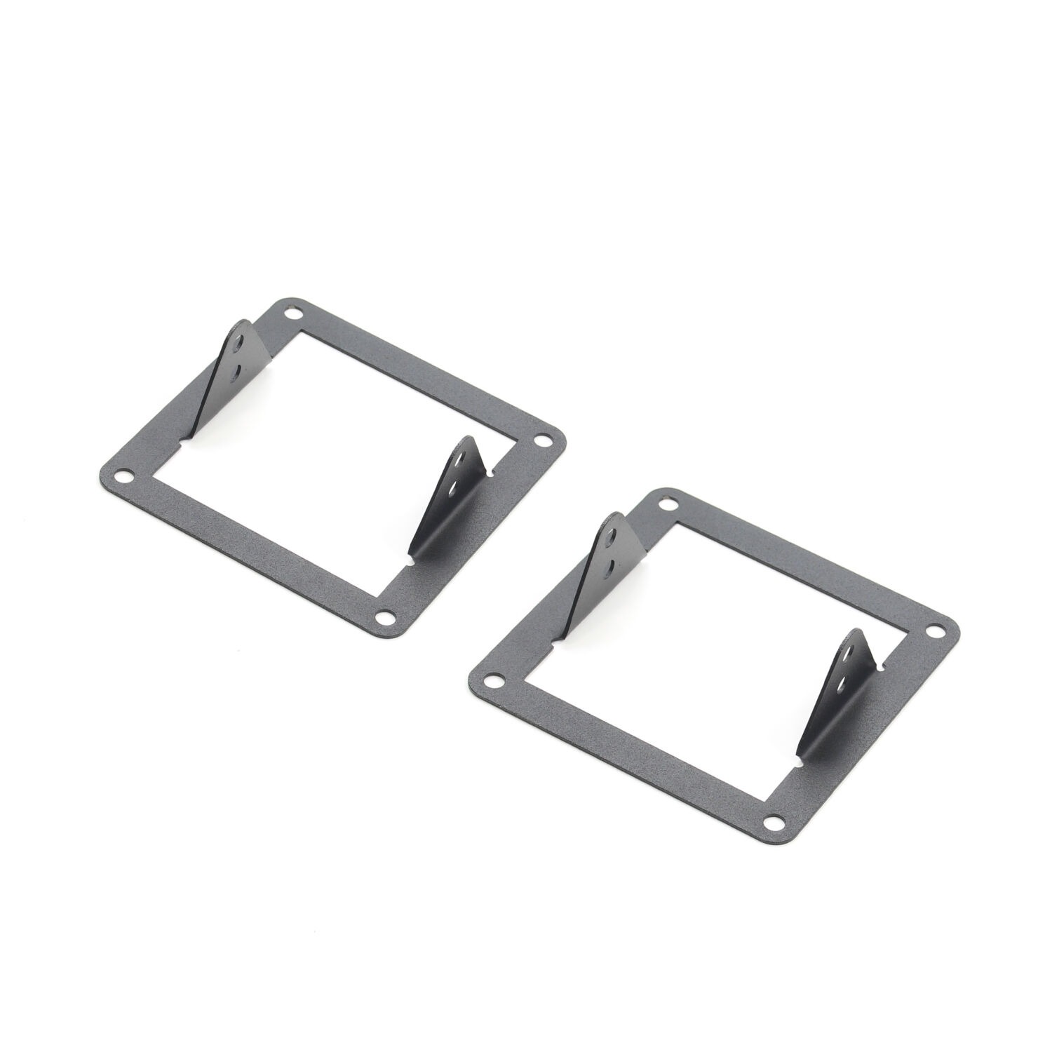 Go Rhino 241743T - Light Mounting Brackets, Black, BR6