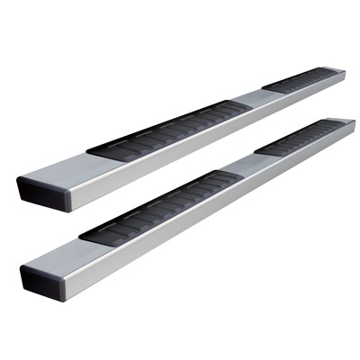Go Rhino 6862443587PS - Running Boards & Steps, Crew Cab, Silver