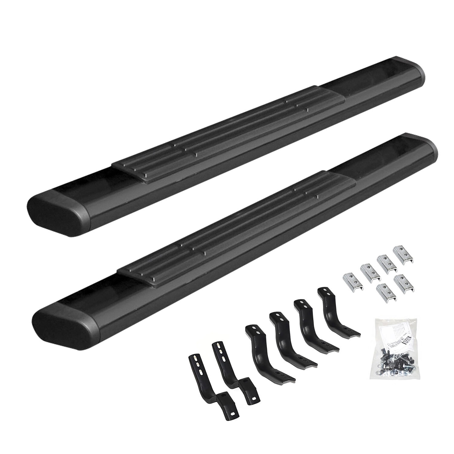 Go Rhino 686404552T - Running Boards & Steps, Regular Cab, Black