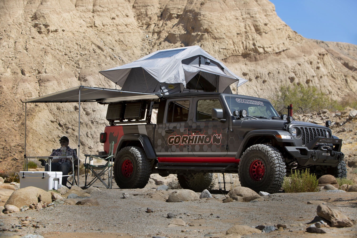 Go Rhino 5950040T - XRS Overland Rack, Black, Steel