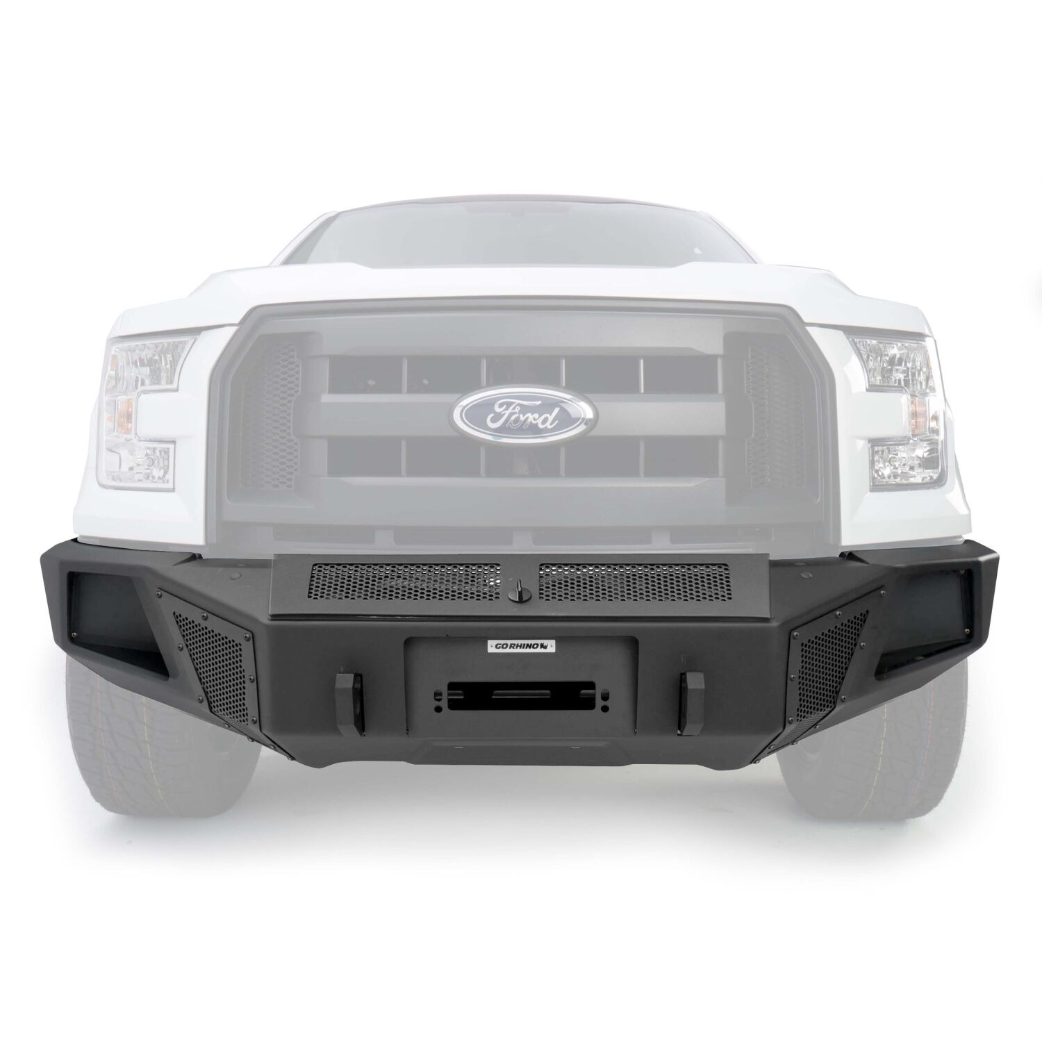 Go Rhino 24395T - Bumper Plates & Hardware, Black, BR5.5