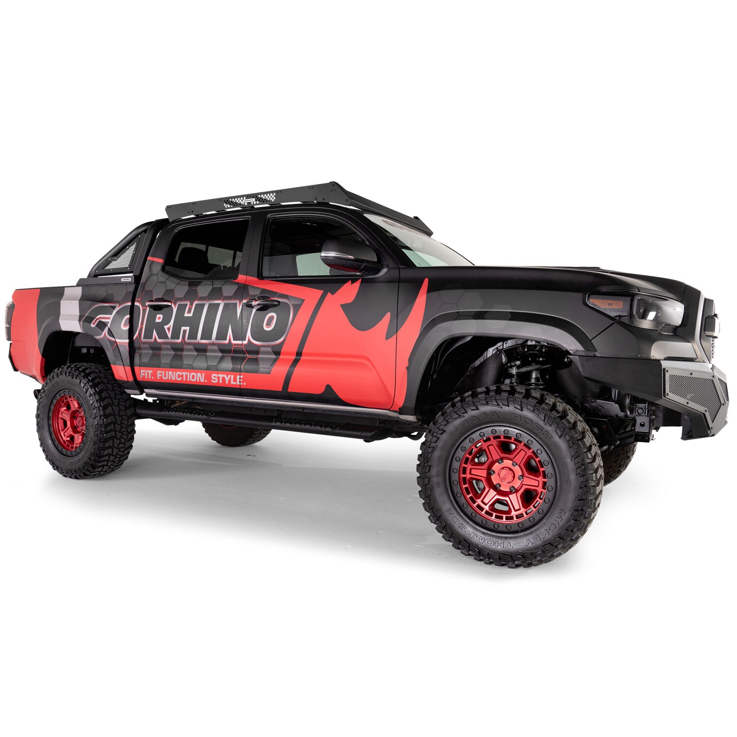 Go Rhino 5933000T - Roof Racks, Crew Cab, Black