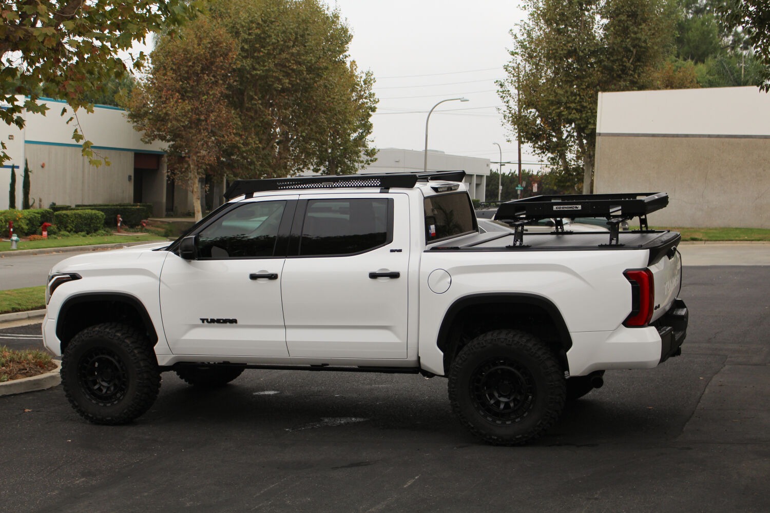 Go Rhino 5933180T - Roof Racks, Crew Cab, Black