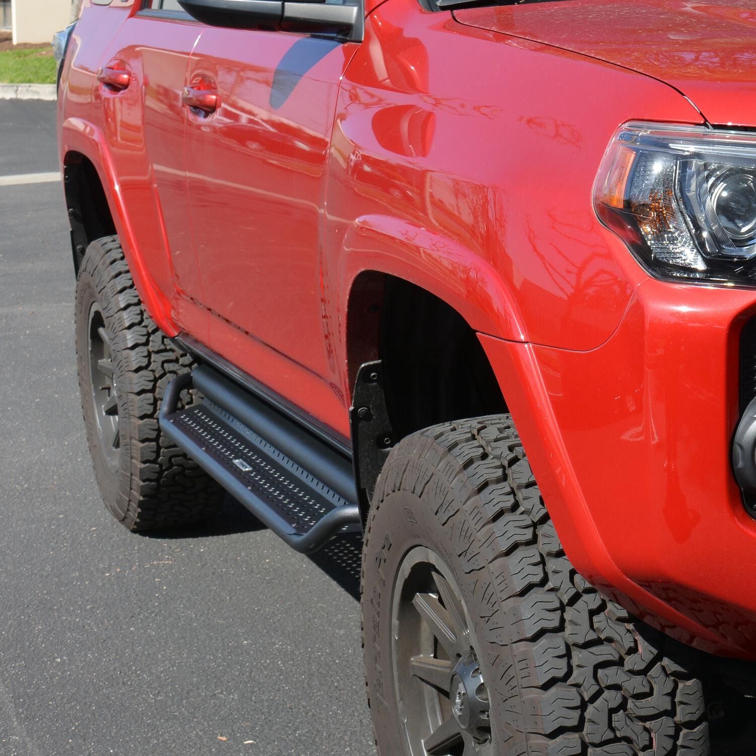 Go Rhino D14425T - Dominator Side Steps, Black, Powder Coated