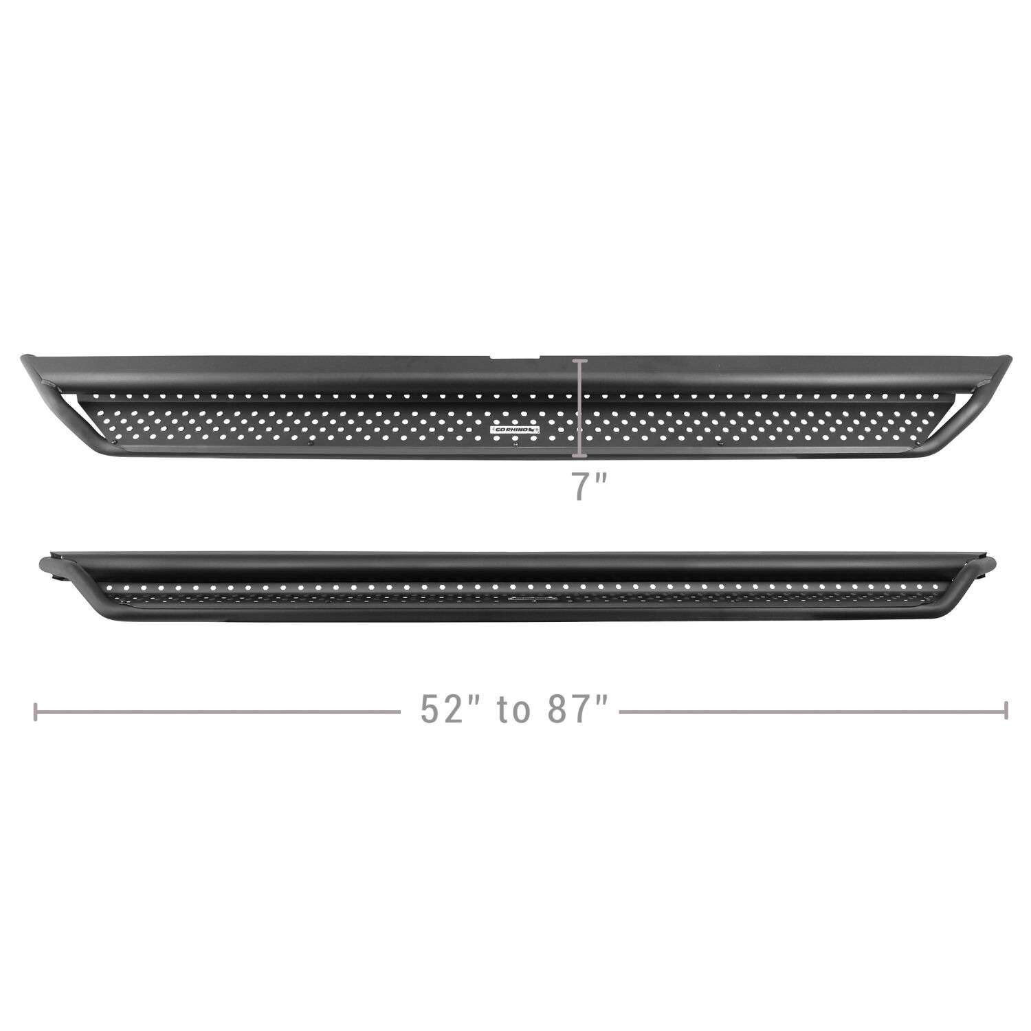 Go Rhino D14030T - Dominator Side Steps, Crew Cab, Black