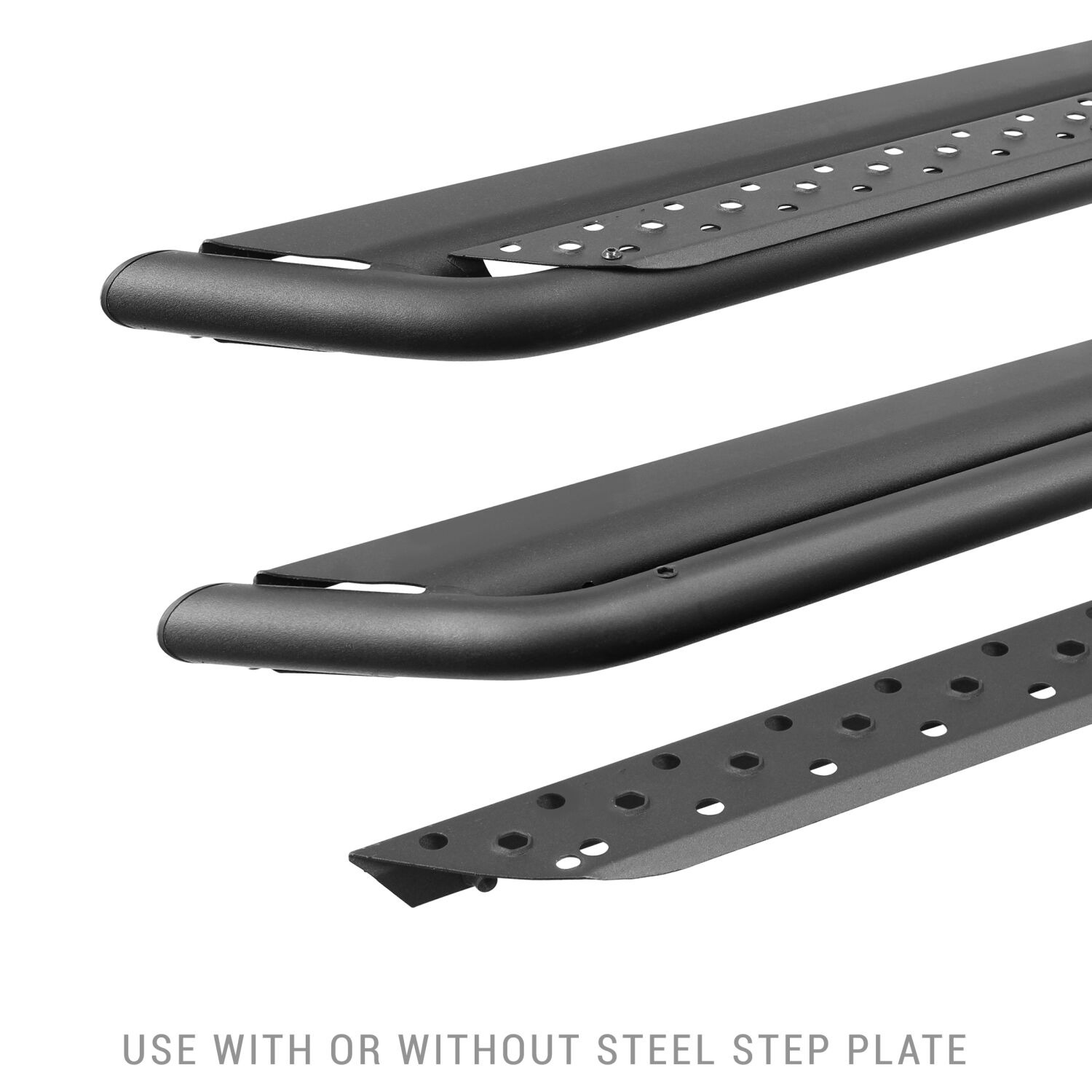 Go Rhino DSS60057T - Dominator D6 Drop Steps, Black, Powder Coated