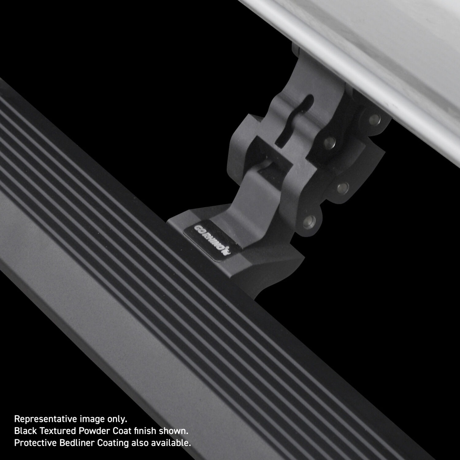 Go Rhino 20492752T - VoltStep E-Board, Black, Protective Bedliner coating
