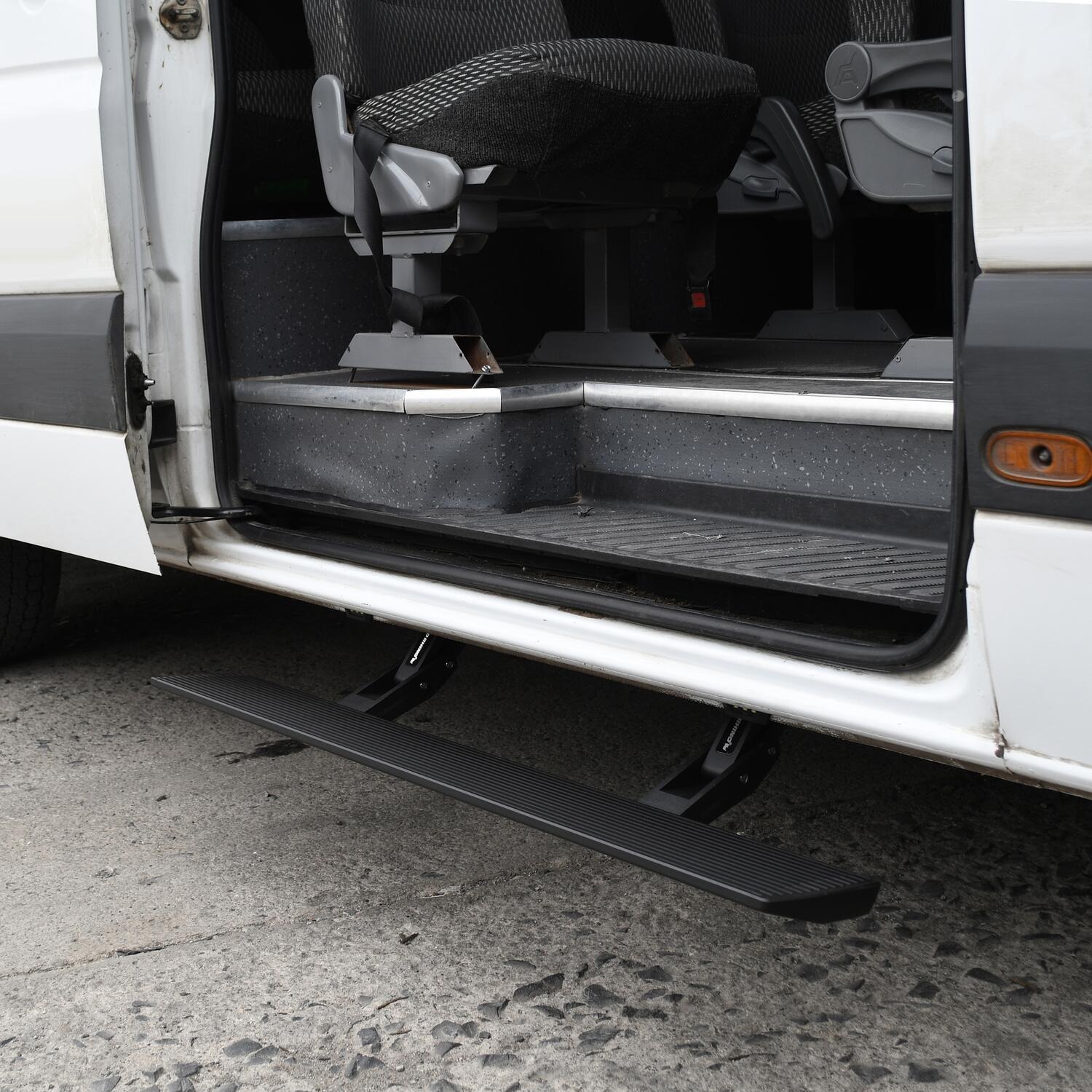 Go Rhino 20410125PC - VoltStep E-Board, Black, E1 Electric Running Board