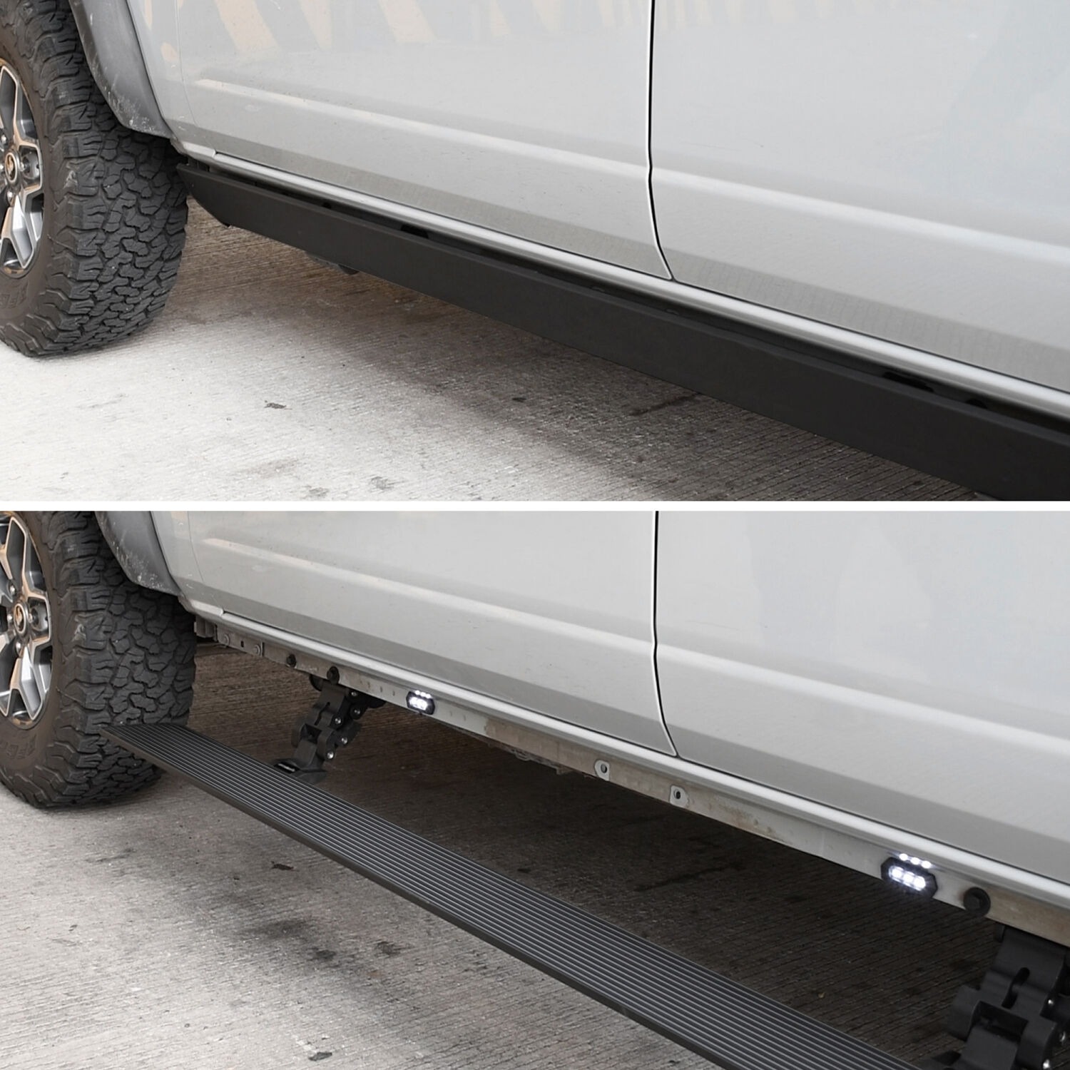 Go Rhino 20405187PC - VoltStep E-Board, Crew Cab, Black