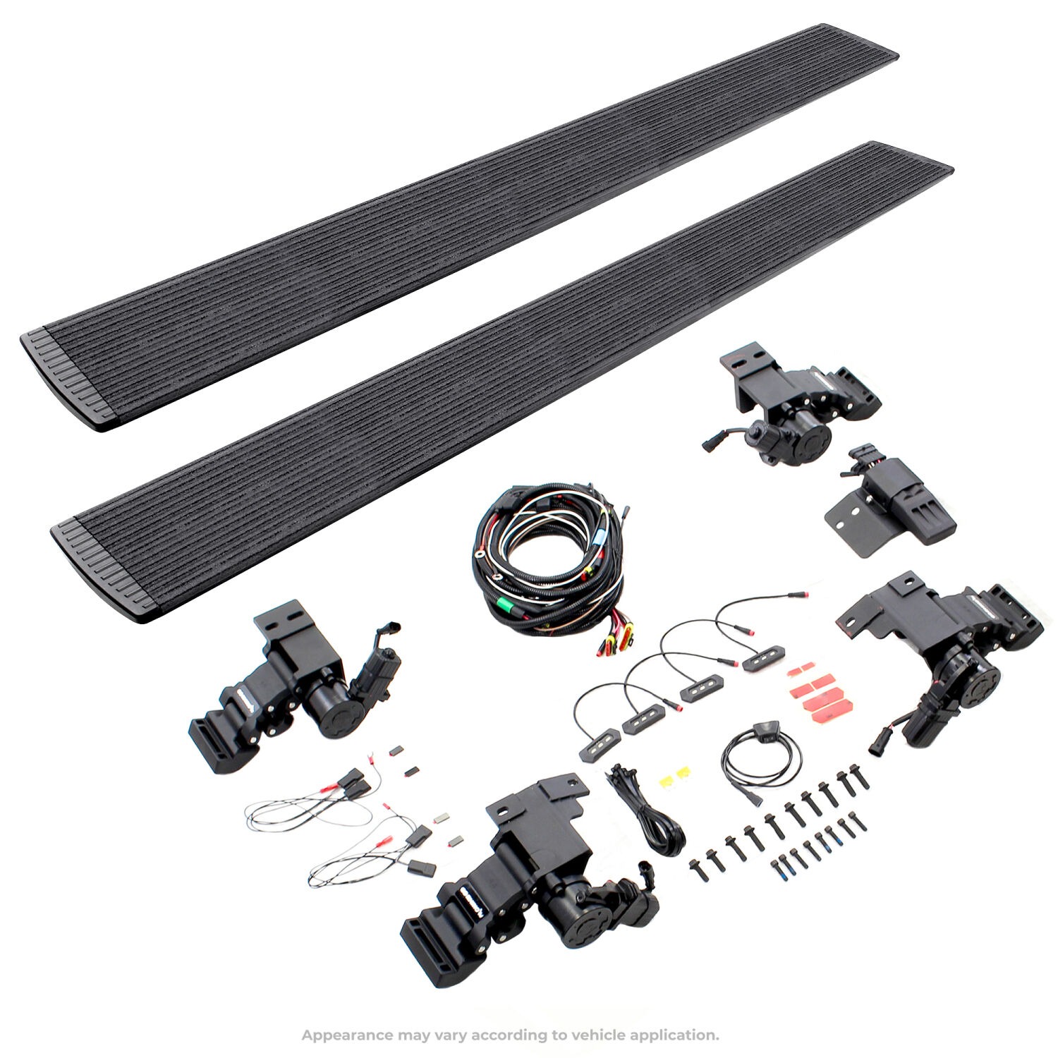 Go Rhino 20436680T - VoltStep E-Board, Extended Cab, Black