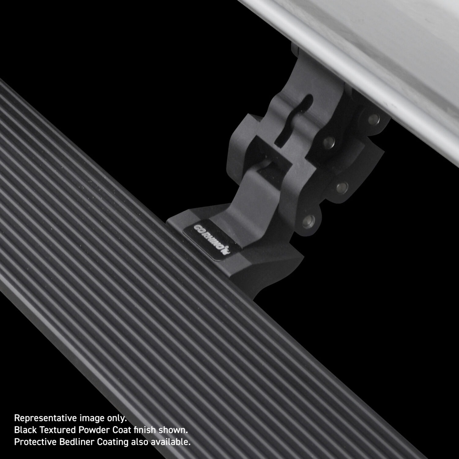 Go Rhino 20436680T - VoltStep E-Board, Extended Cab, Black