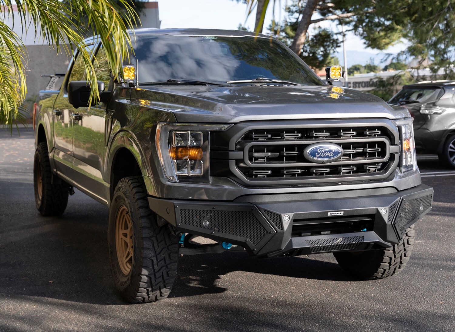Go Rhino 343981T - Element Bumper, Black, Steel