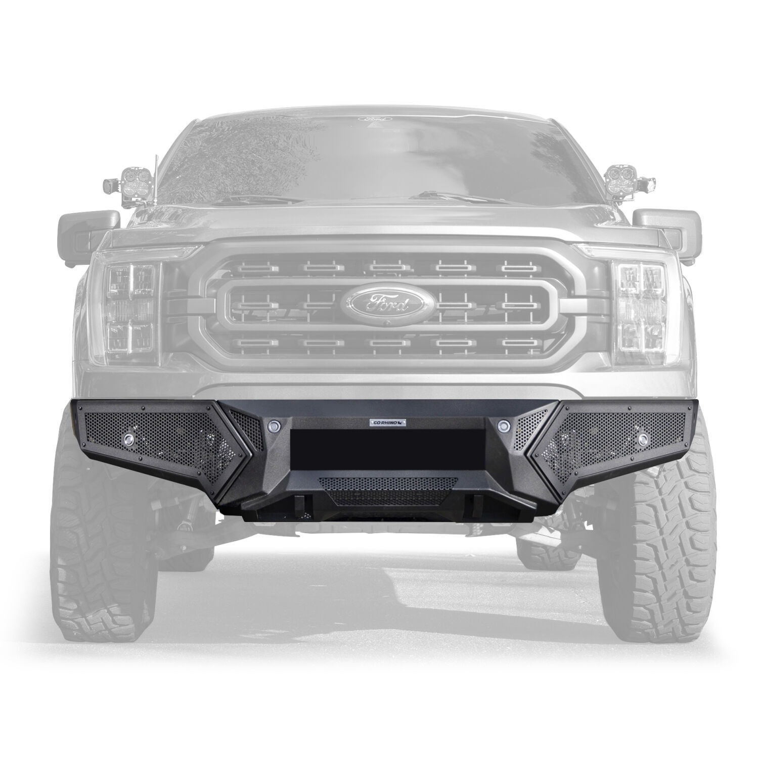 Go Rhino 34398T - Element Bumper, Black, Steel