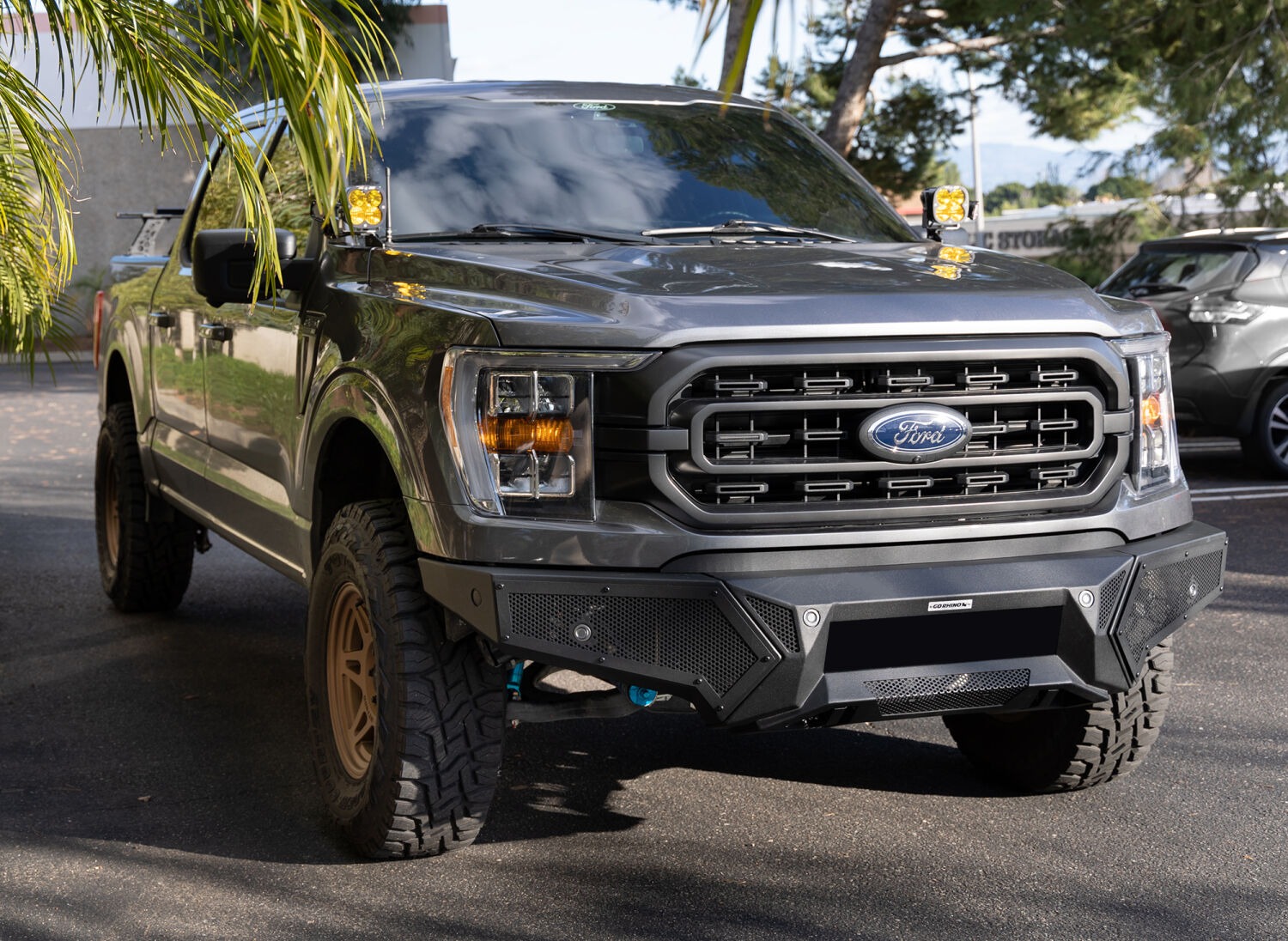 Go Rhino 34398T - Element Bumper, Black, Steel