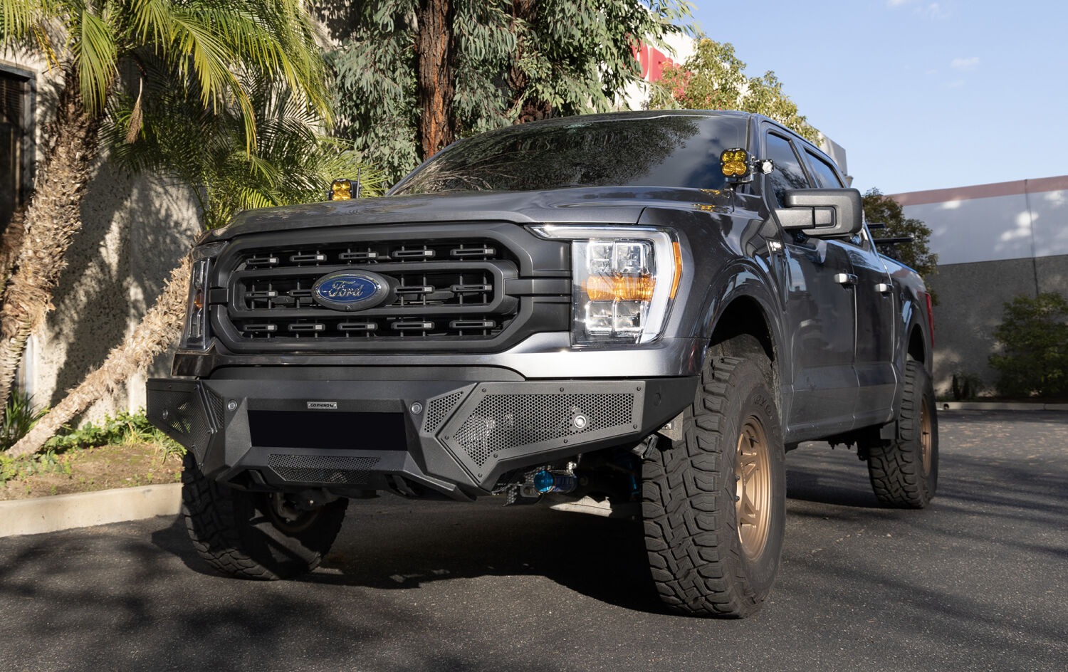 Go Rhino 34398T - Element Bumper, Black, Steel