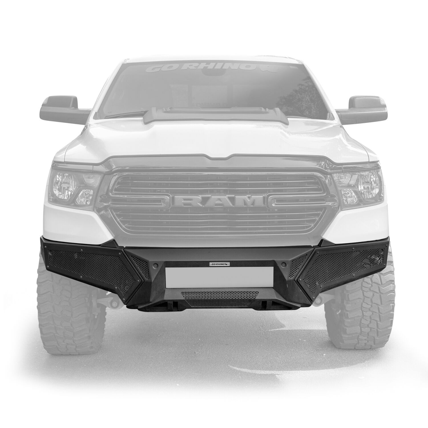 Go Rhino 34130T - Element Bumper, Black, Steel