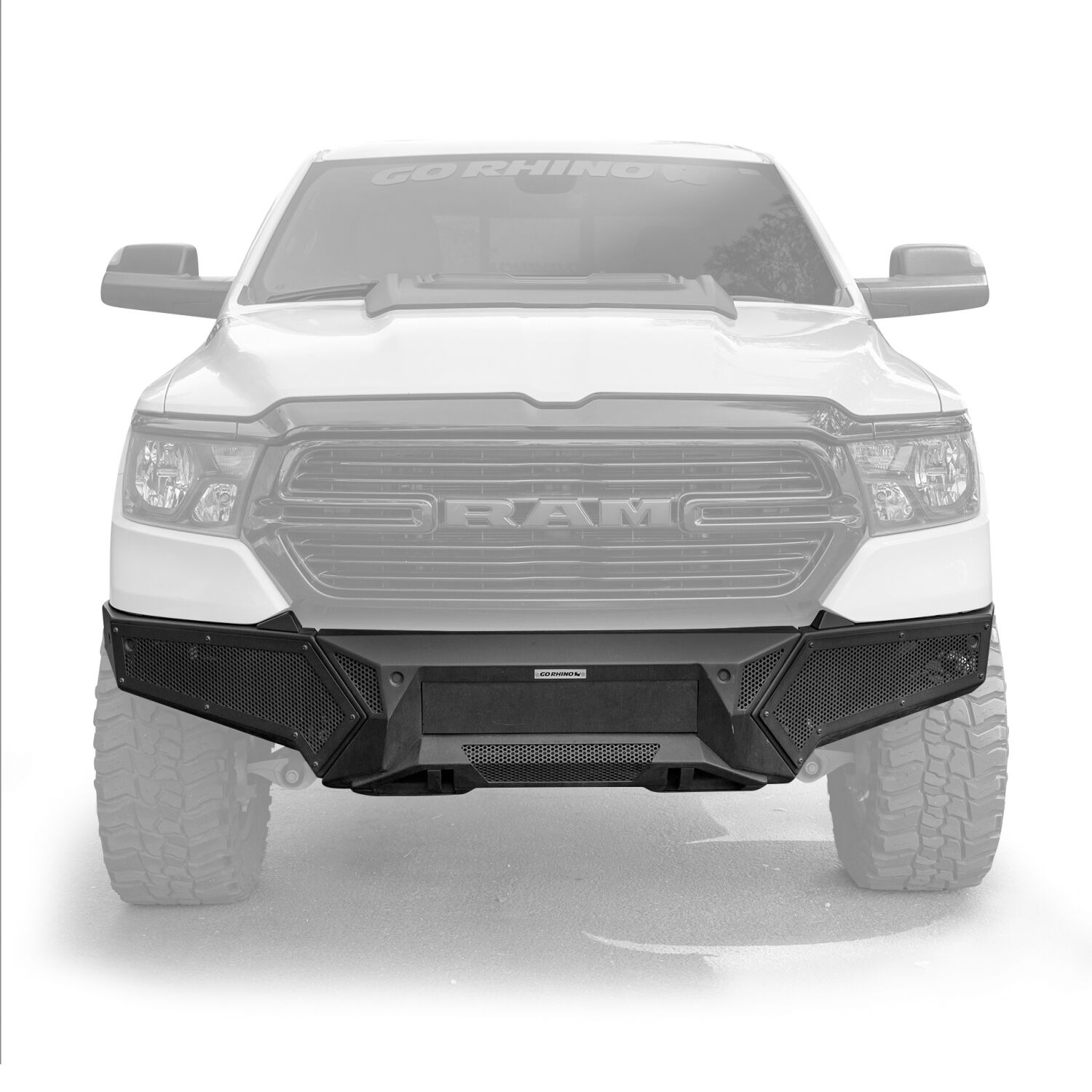 Go Rhino 341301T - Element Bumper, Black, Steel