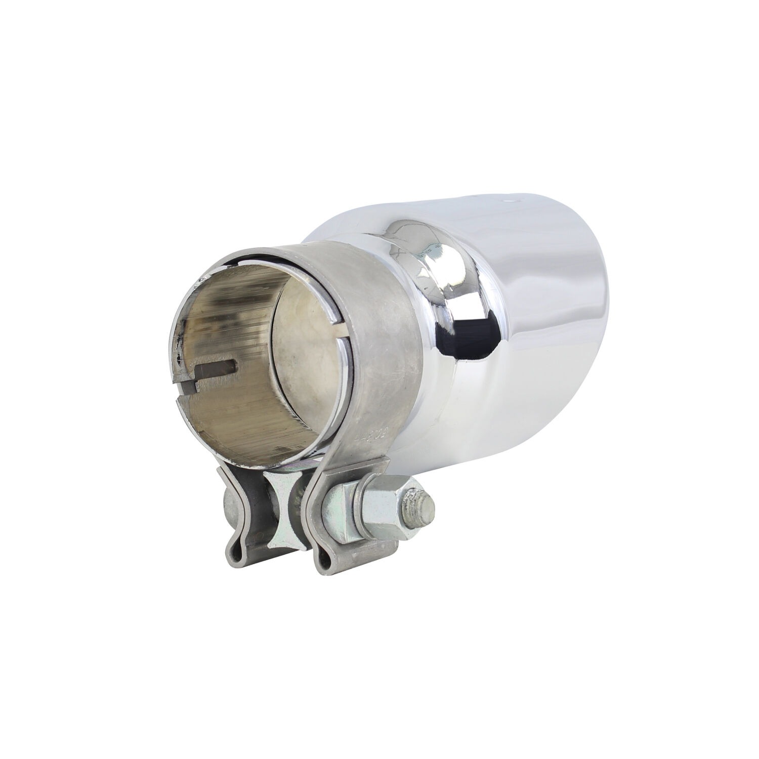 Go Rhino GRT236 - Exhaust Tips, Silver, Chrome