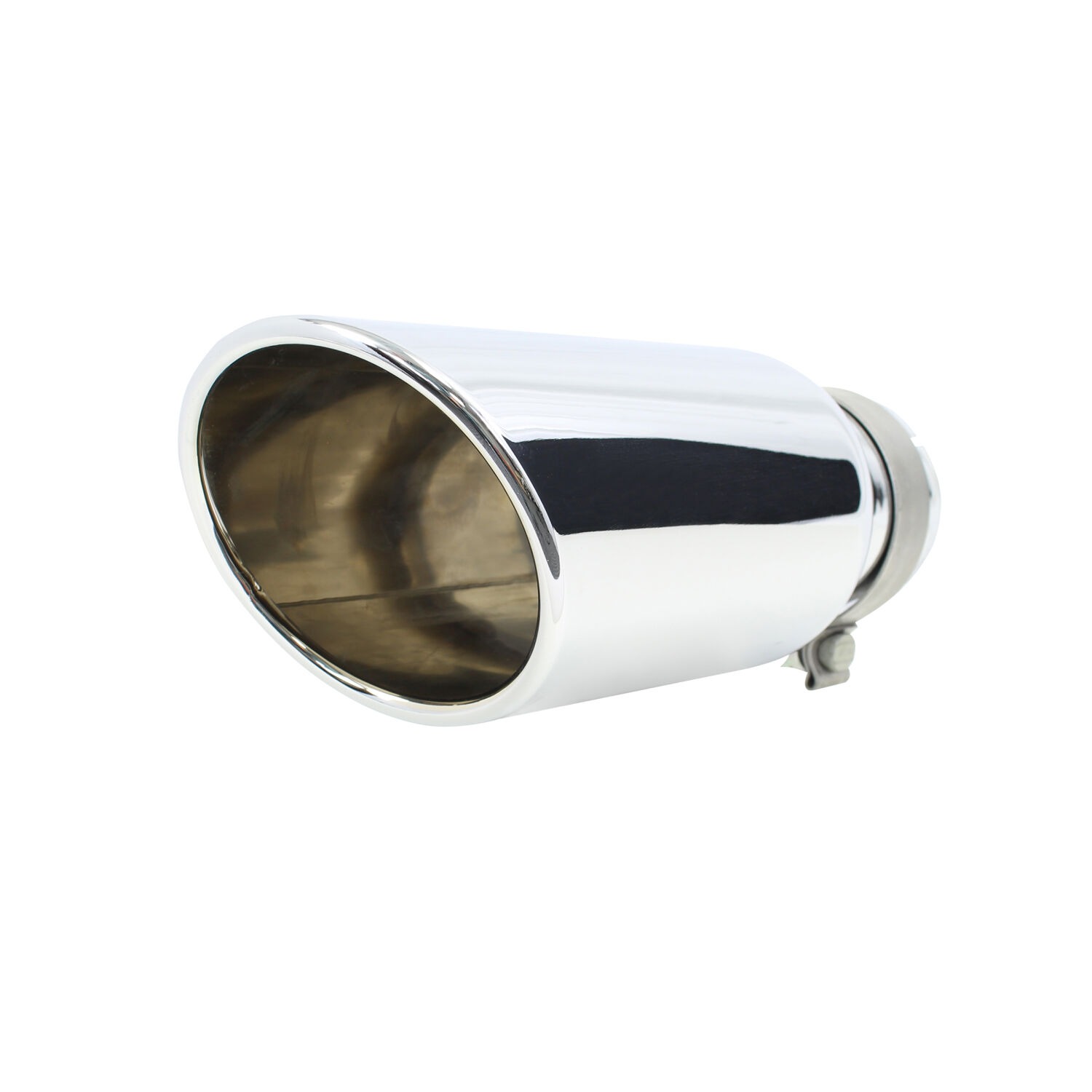 Go Rhino GRT35514 - Exhaust Tips, Silver, Chrome