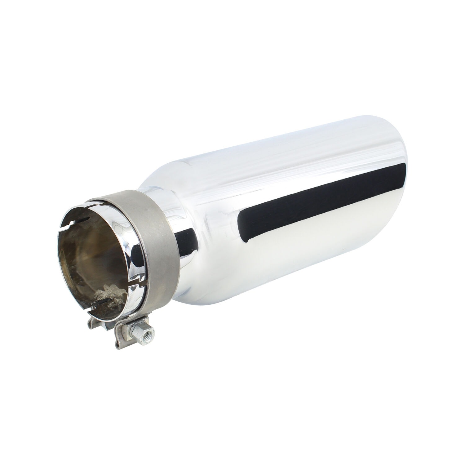 Go Rhino GRT35514 - Exhaust Tips, Silver, Chrome
