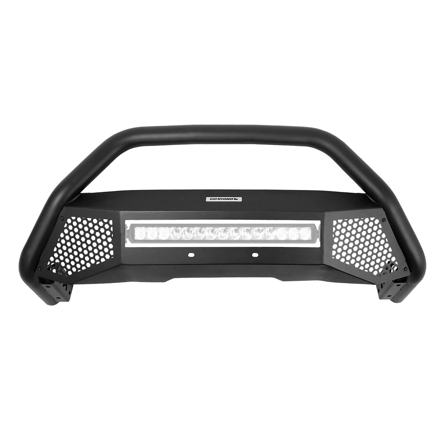 Go Rhino 55411T - RC4 LR Bull Bar, Black, Steel