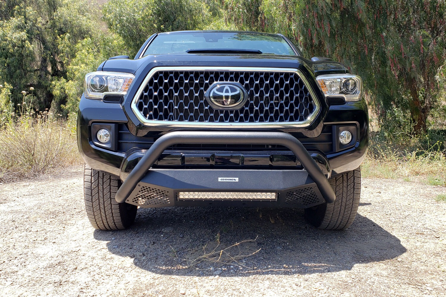 Go Rhino 565360TK - RC3/RC4 Bumper Guard, Black, RC4 RC3 Brackets