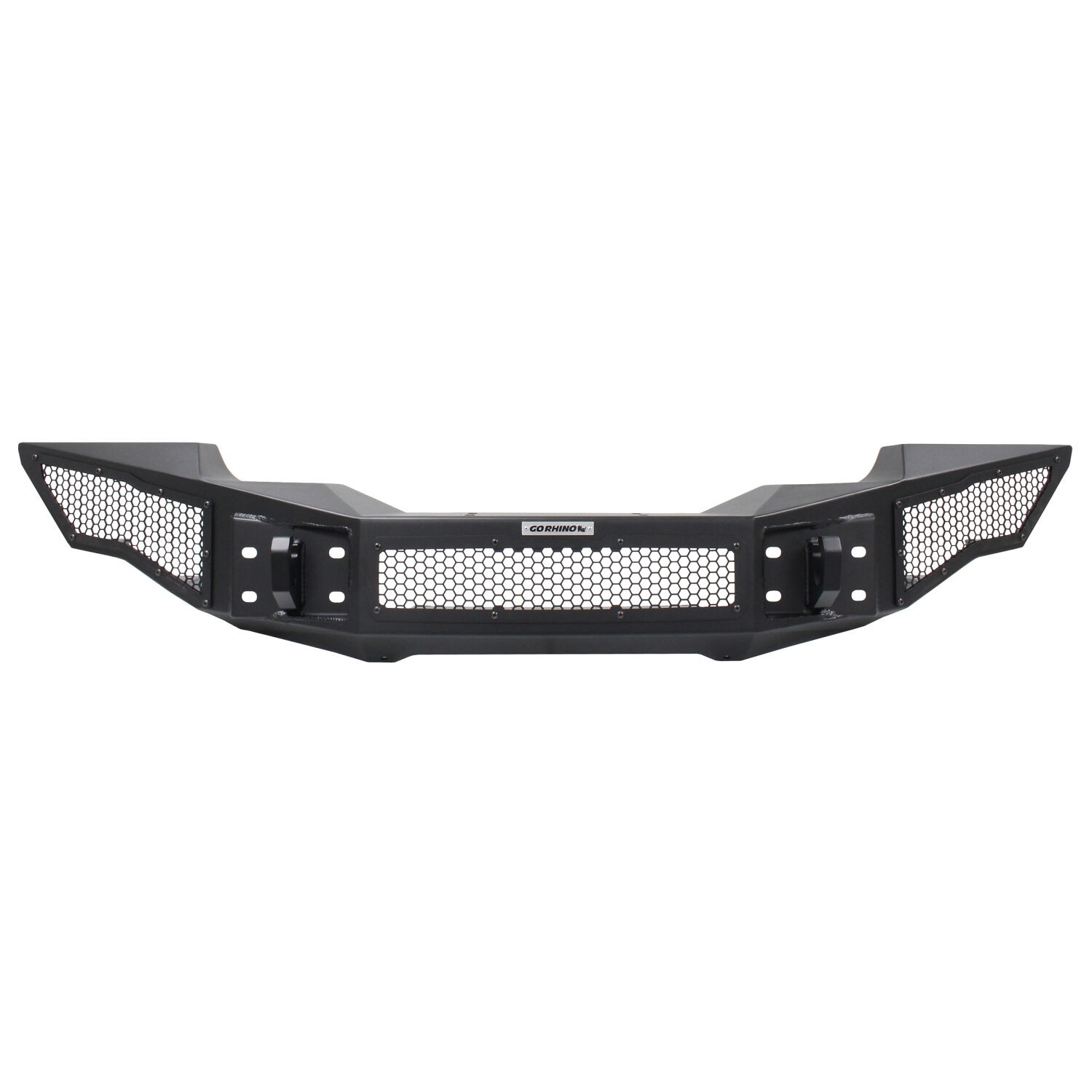 Go Rhino 331200T - Rockline Bumpers, Black, Steel