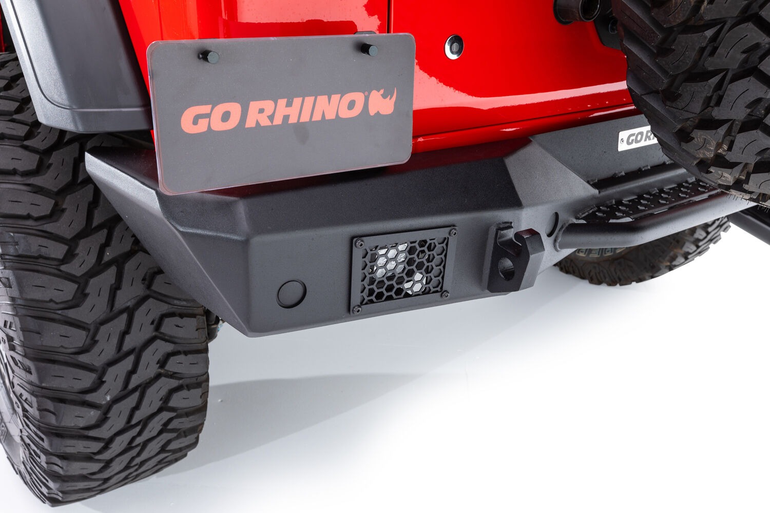 Go Rhino 371200T - Rockline Bumpers, Black, Powder Coated