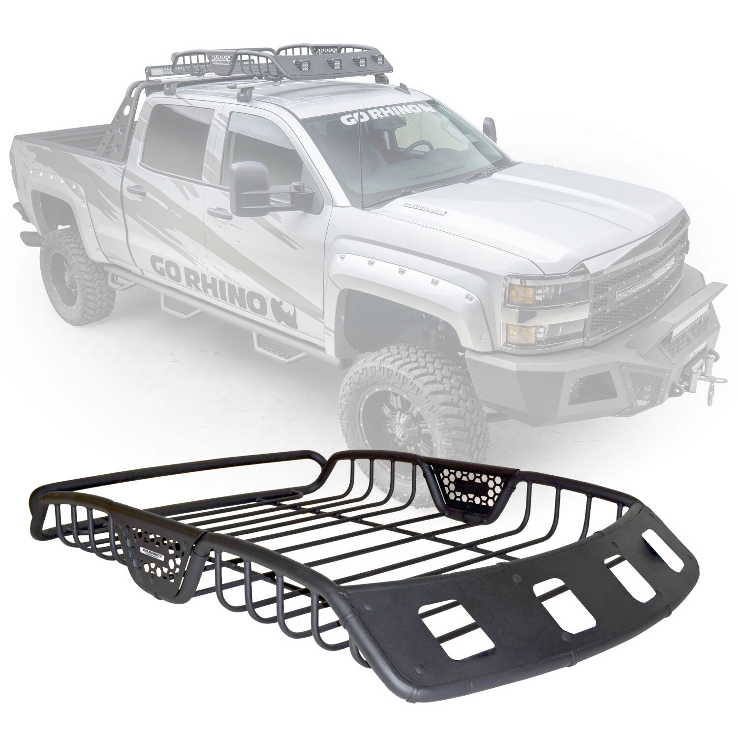 Go Rhino 59047T - Roof Racks, Black, SR40