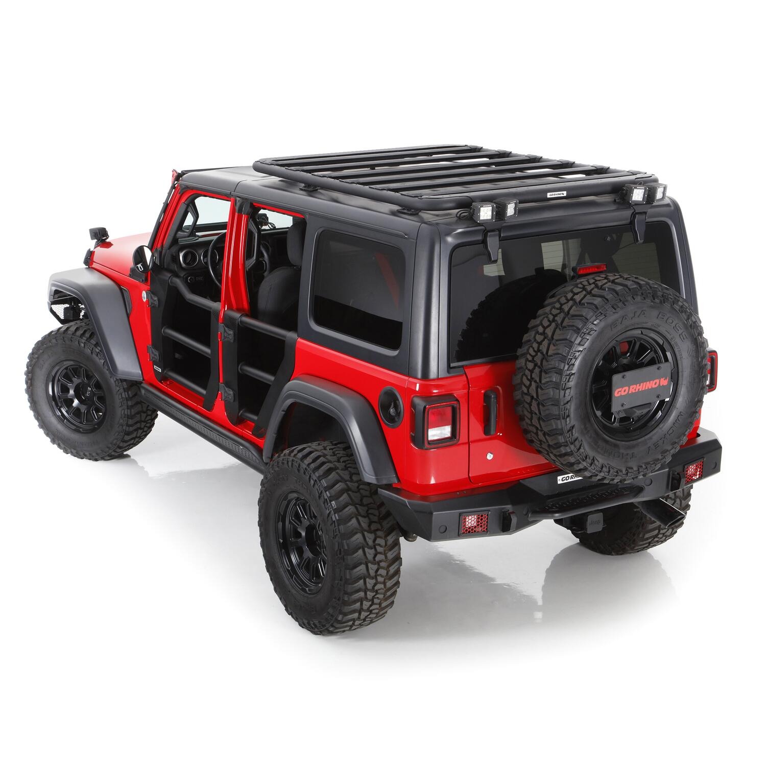 Go Rhino 5935065T - SRM Roof Racks, Black, Aluminum