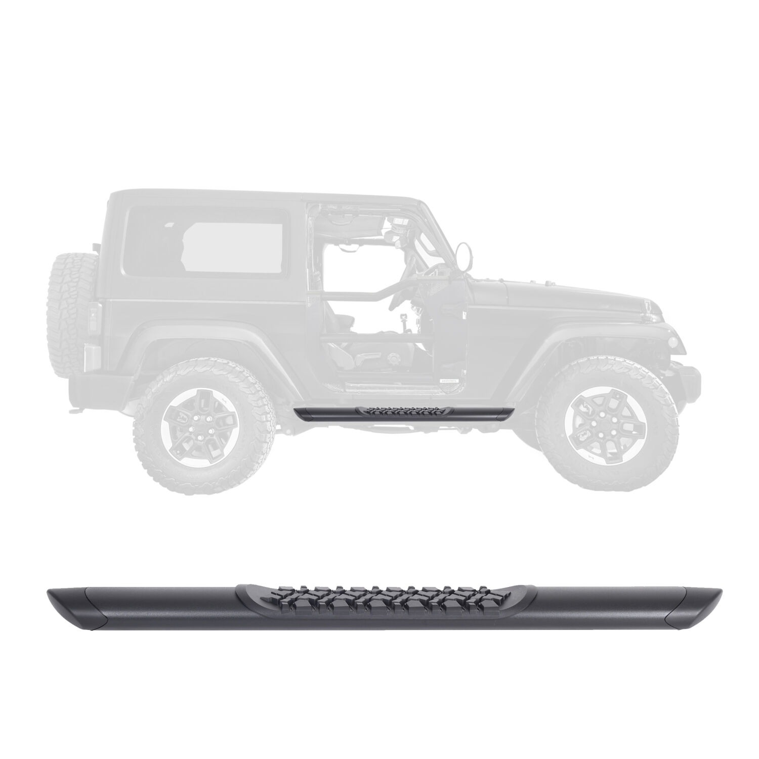 Go Rhino V300057T - V-Series Side Steps, Black, V-Series V3