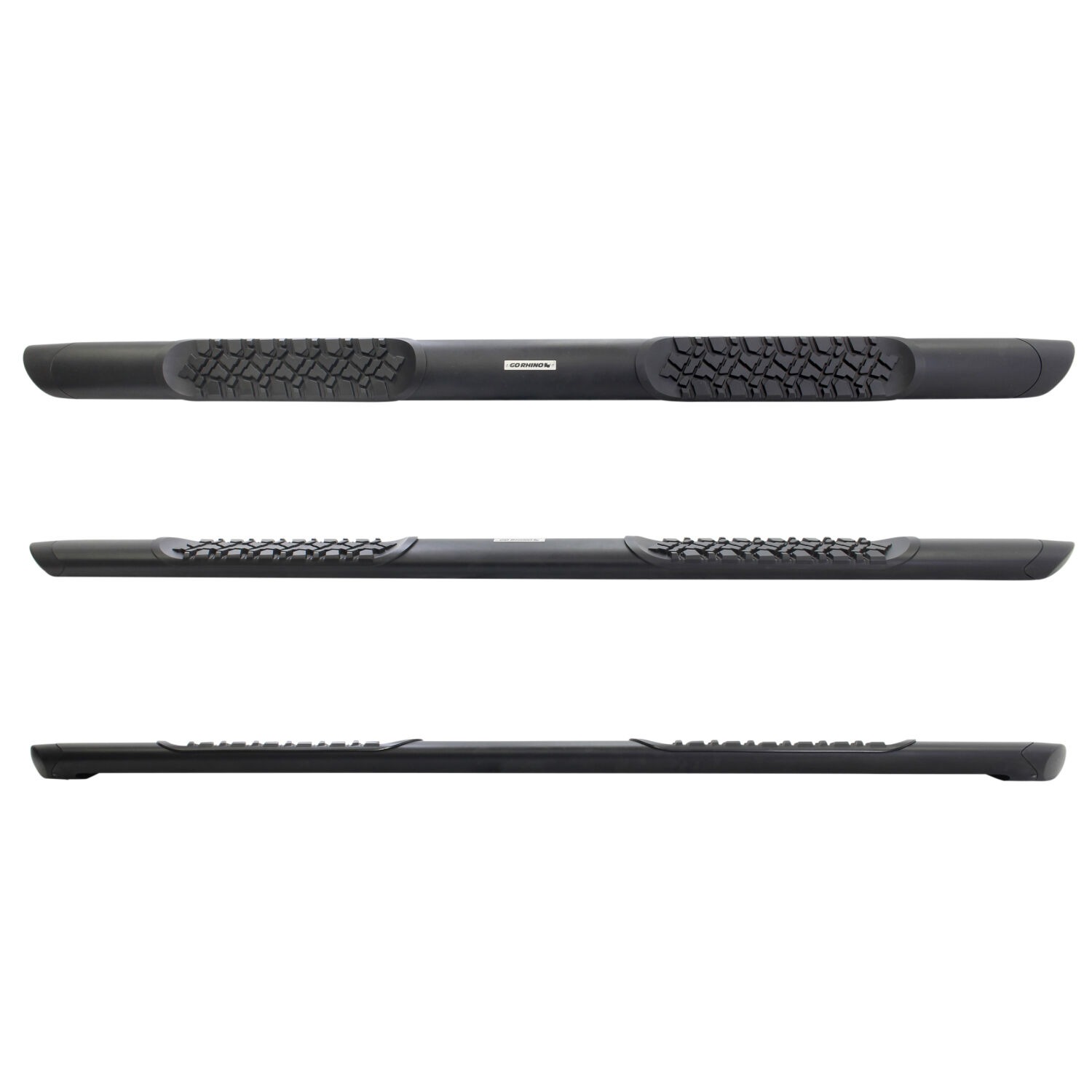 Go Rhino V3404887T - V-Series Side Steps, Crew Cab, Black