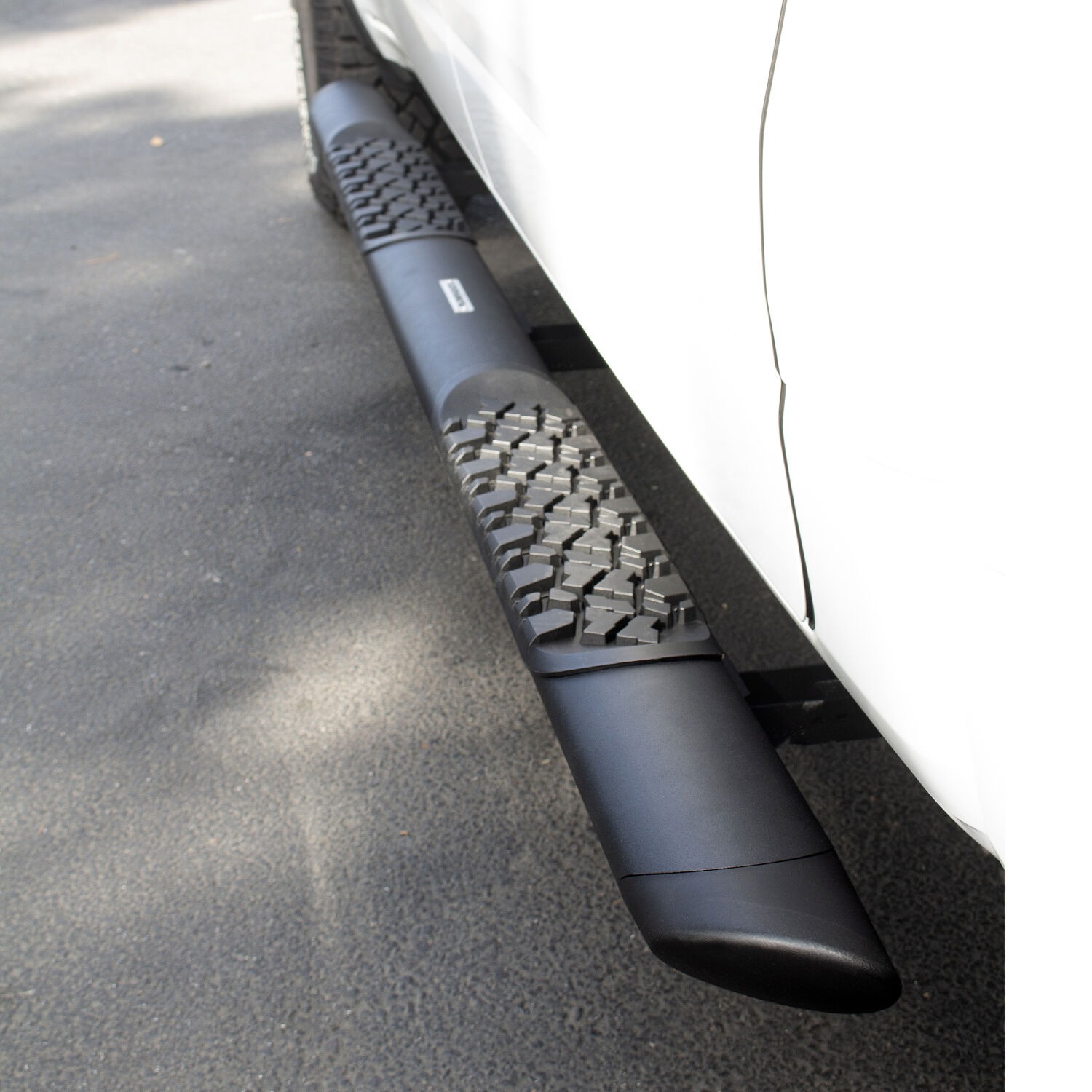 Go Rhino V3404887T - V-Series Side Steps, Crew Cab, Black