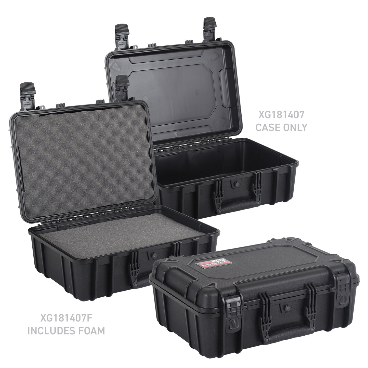 Go Rhino XG181407F - Xventure Gear, Black, Polypropylene Copolymer