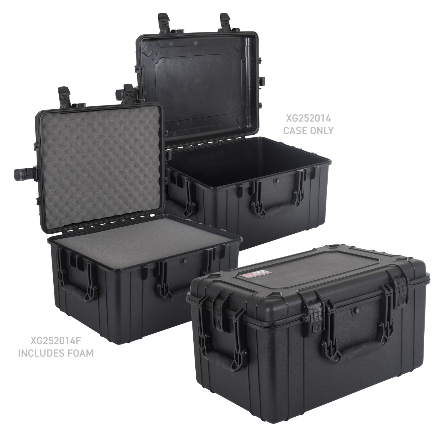 Go Rhino XG252014 - Xventure Gear, Black, Polypropylene Copolymer