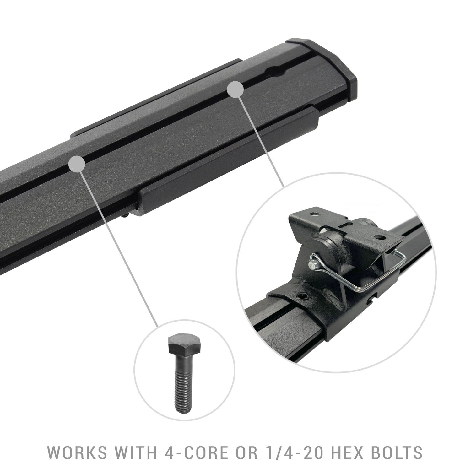 Go Rhino 5935010T - Truck Bed Rack Accessories, Black, XRS