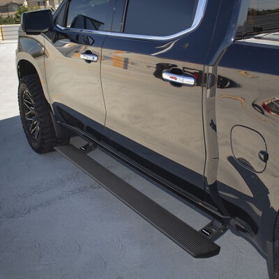 Go Rhino 20404887PC - VoltStep E-Board, Crew Cab, Black