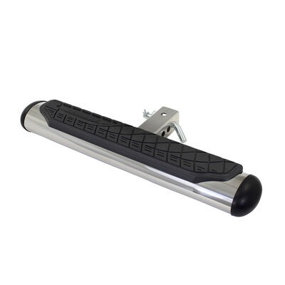 Go Rhino 460PS - Hitch Steps, Silver, Polished Stainless Steel