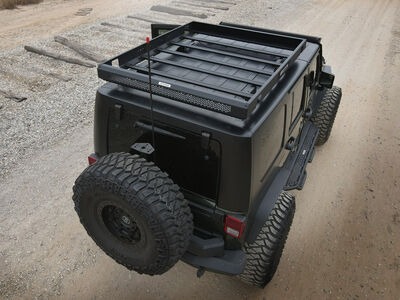 Go Rhino 5934068T - SRM Roof Racks, Black, Steel