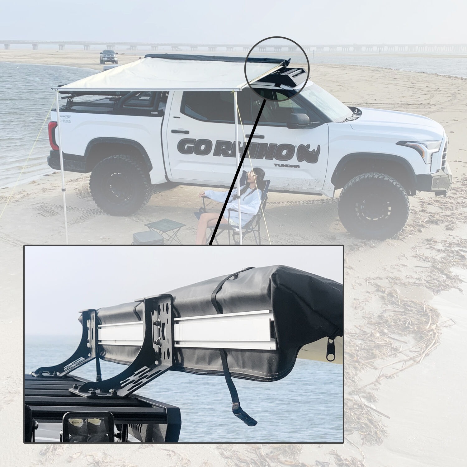 Go Rhino 5950040T - XRS Overland Rack, Black, Steel