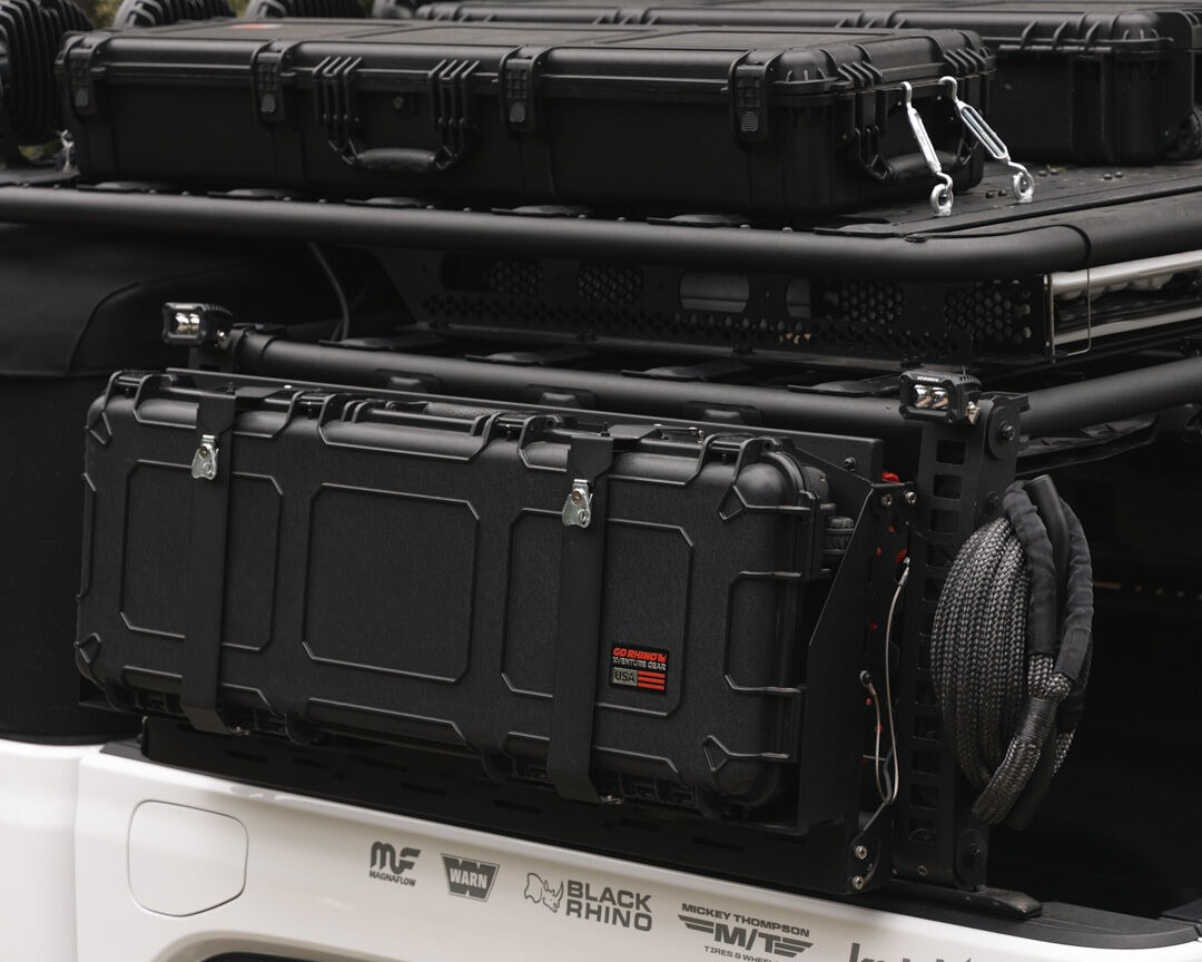 Go Rhino XG451607M - Truck Bed Rack Accessories, Crew Cab, Black