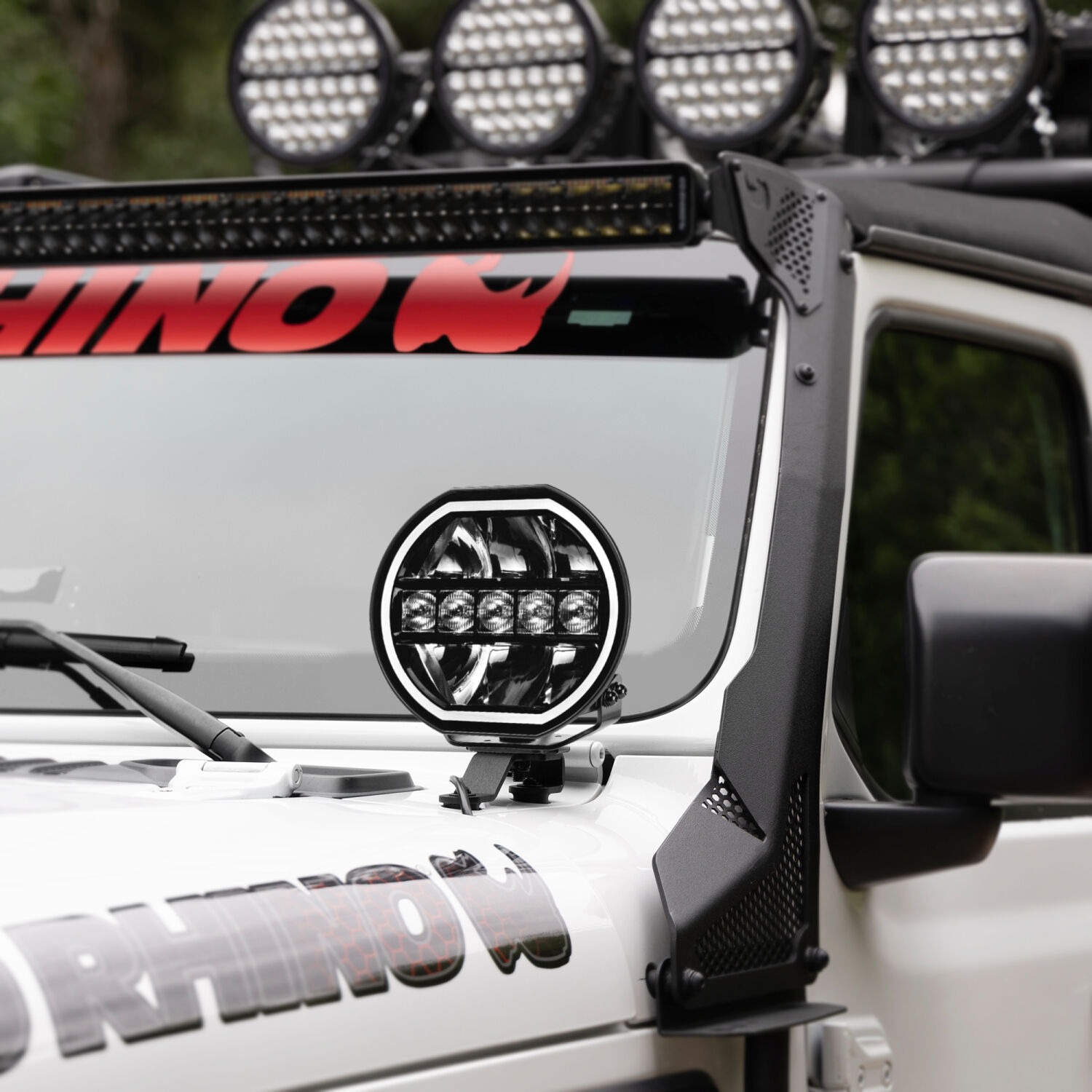 Go Rhino 751080711CRS - LED Light Kits, Anodized, XPLOR Blackout