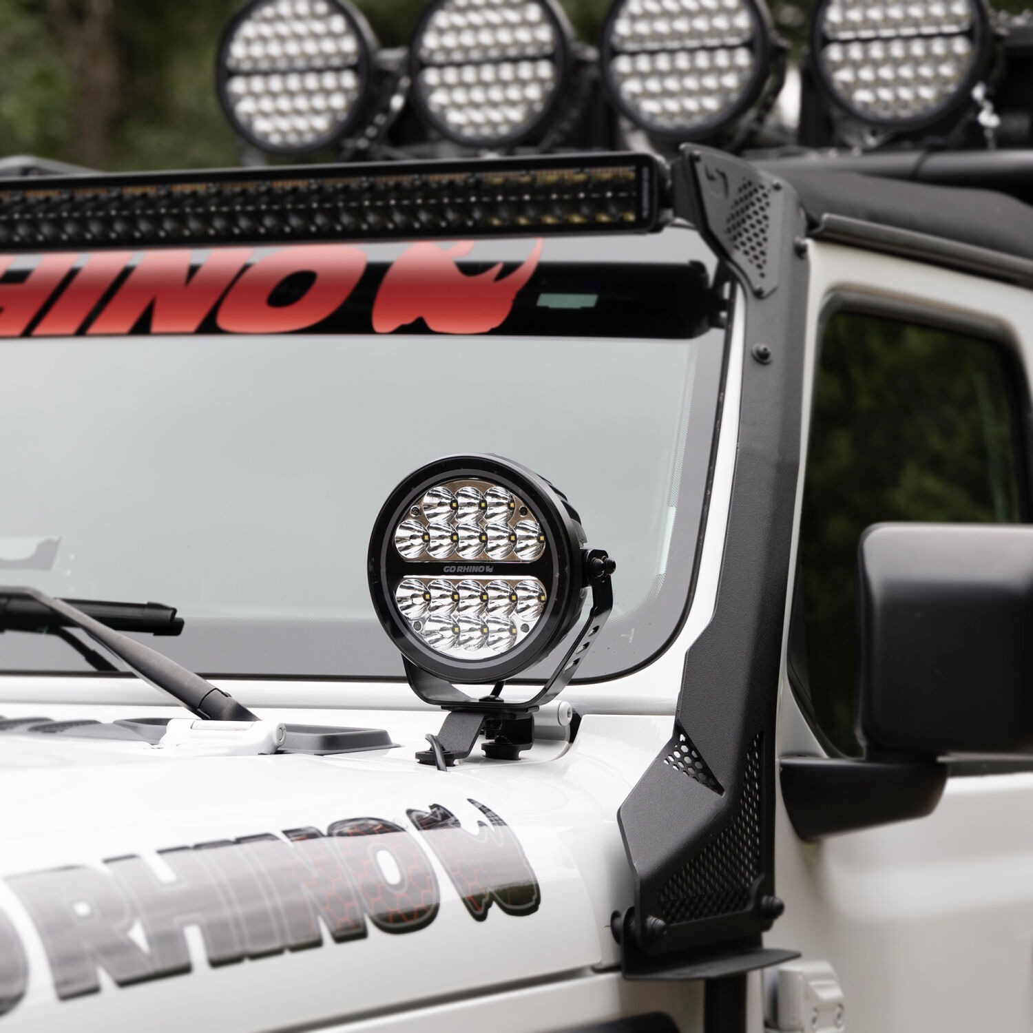 Go Rhino 750800711DRS - LED Light Kits, Anodized, XPLOR Blackout